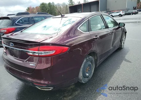 2017 Ford Fusion Titanium from USA, damaged, VIN 3FA6P0D91HR173266